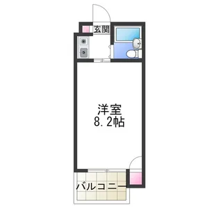 メロディーハイム美章園【403号室】の間取り