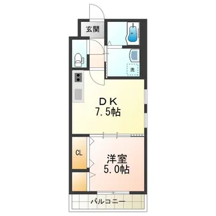 フジパレス住ノ江駅南Ⅰ番館【3階】の間取り