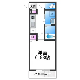 (仮称)平野区長吉出戸新築【3階】の間取り