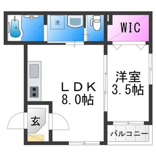 ハーモニーテラス今林【3階】の間取り