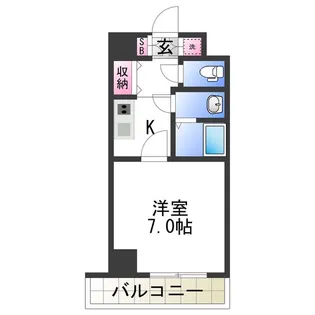 Trusty Residence天王寺東【4階】の間取り