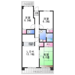 コレンテ【2階】の間取り