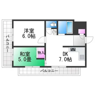 ファイブメゾン慕絵樹【3階】の間取り