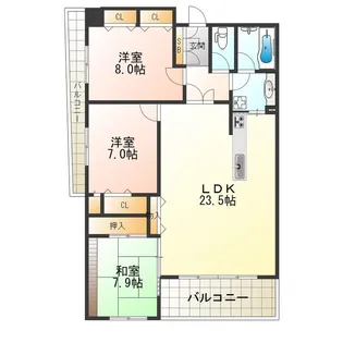 帝塚山松寿庵【2階】の間取り