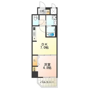 ベラジオ阿倍野【305号室】の間取り
