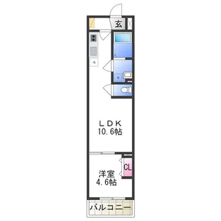 ニスム御崎【2階】の間取り