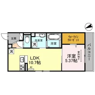 WEST GARDEN HILLS【0203号室】の間取り