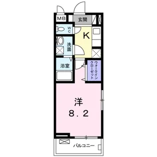 パン・ボヌール【1階】の間取り