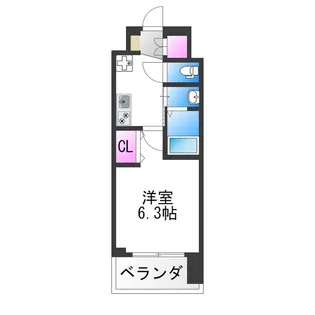 Luxe住吉公園【4階】の間取り
