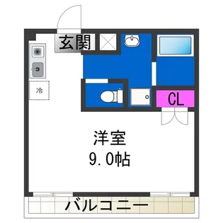 レガーレ長居公園【804号室】の間取り