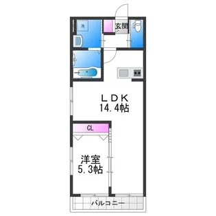 CASA PINO SOLO【2階】の間取り