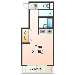 パークシティ長居【4階】の間取り