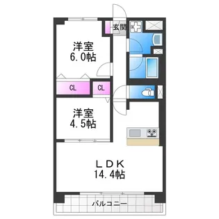 ソライロテラスあびこ【1階】の間取り