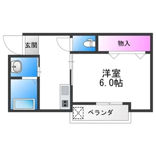 セントピア我孫子【1階】の間取り