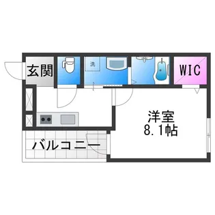 フジパレス今川公園東Ⅱ番館【1階】の間取り