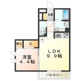 アネックス山之内【2階】の間取り