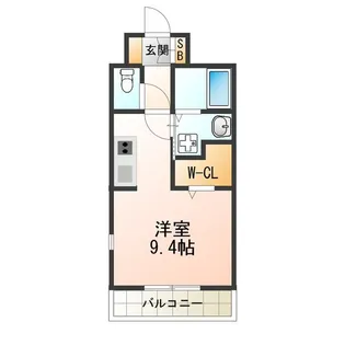ヴィラルーチェ【4階】の間取り