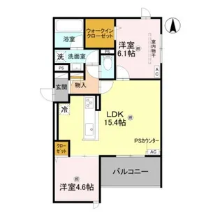 エクレール沢之町【303号室】の間取り