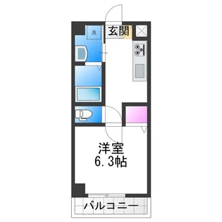 千葉・住吉【2階】の間取り