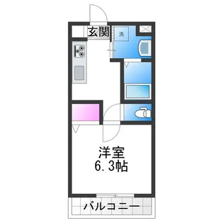 千葉・住吉【2階】の間取り