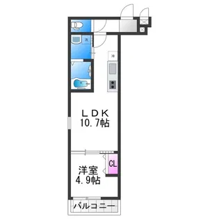 CHARME PARKUSIDEⅠ【1階】の間取り