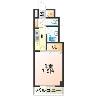 エスペランサあびこ【6階】の間取り