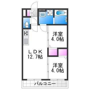 Tio Grace【3階】の間取り