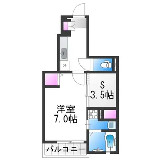 フェリチェート【1階】の間取り