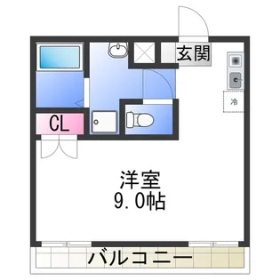 レガーレ長居公園【6階】の間取り
