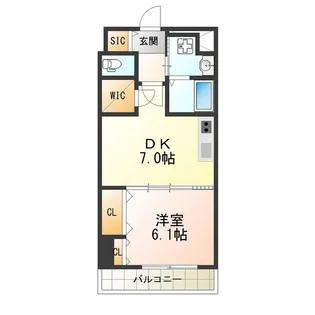 Varius長居公園【4階】の間取り