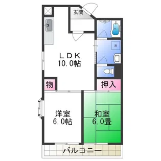 ドムスラファガ【4階】の間取り