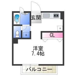 ジュヌ・エスプワール【2階】の間取り