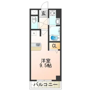 ジュネスO.C.U【4階】の間取り