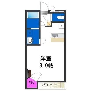 レオパレス照ヶ丘【3階】の間取り