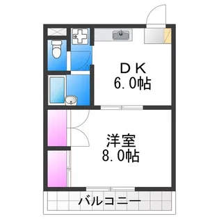 メゾン・ド・ソンジュ【4階】の間取り
