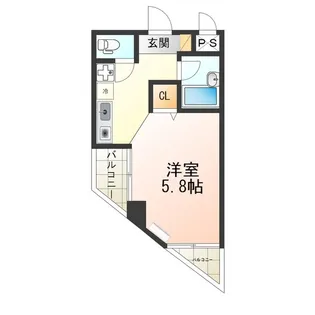 メゾン白鷺【2階】の間取り