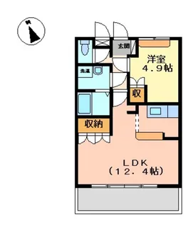 エスペーレ光明池Ⅰ【2階】の間取り