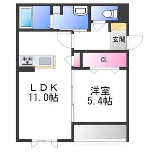 パロアルトⅡ【1階】の間取り