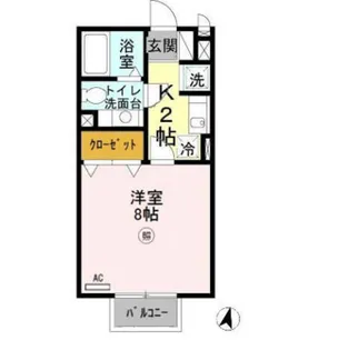 ヴェルドミール I【1階】の間取り