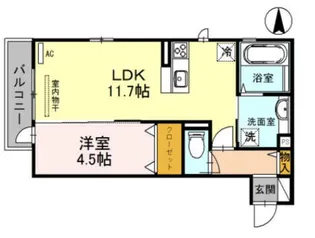 プチ アングル【2階】の間取り
