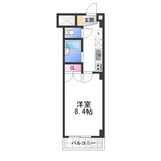 白鷺TKハイツ1号館【2階】の間取り