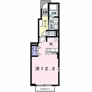 グリーンアンジュⅡ【1階】の間取り