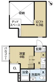 デュナメス深井【1階】の間取り