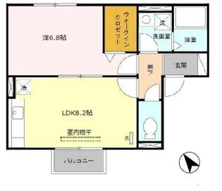 パレス向日葵【2階】の間取り