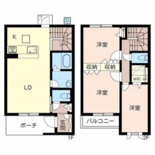 アマービレ泉ヶ丘【2階】の間取り