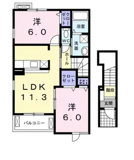 ARK FOREST Ⅱ【2階】の間取り