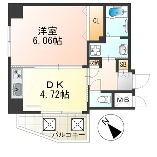 メゾンプレアデス【4階】の間取り