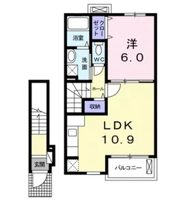 アップヒル ロジェ【2階】の間取り