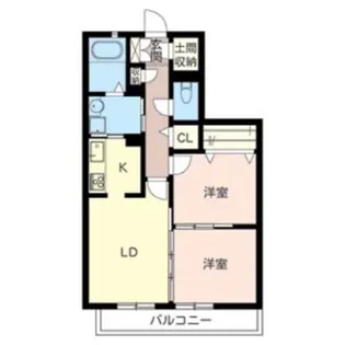 シャーメゾンからたち【2階】の間取り