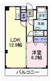 サングレイスI【1階】の間取り
